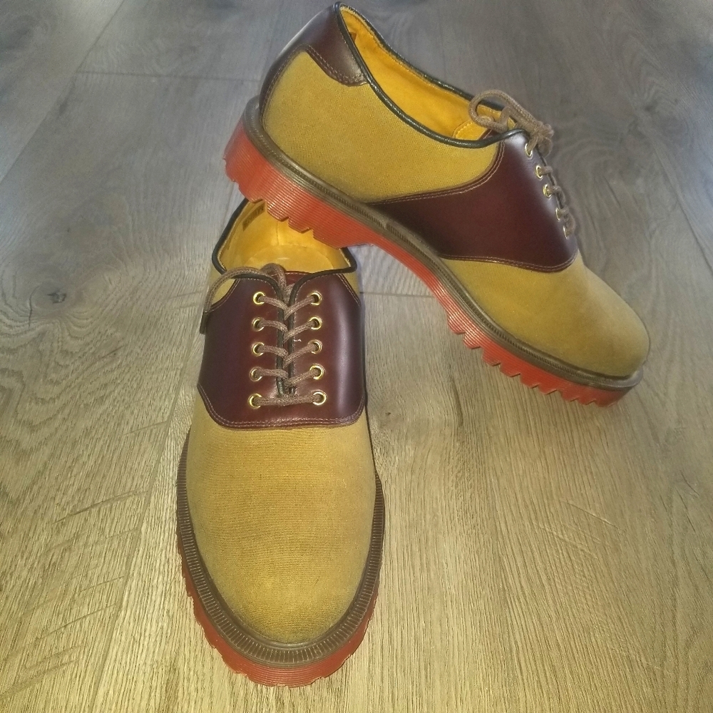 Dr. Martens Doane canvas leather oxfords men’s 9